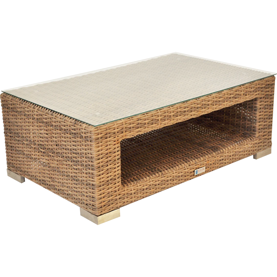 The Hanging Egg Store Beaumaris Outdoor Wicker Rectangle Coffee Table