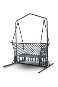 Montgomery Hanging Swing Chair in Grey
