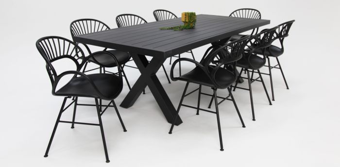 Santori 9 Piece Outdoor Dining Set