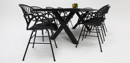 Santori 9 Piece Outdoor Dining Set