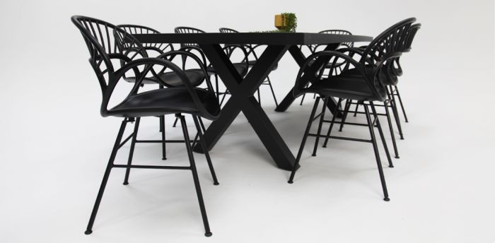 Santori 9 Piece Outdoor Dining Set
