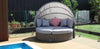 Luna Canopy Daybed in Stone