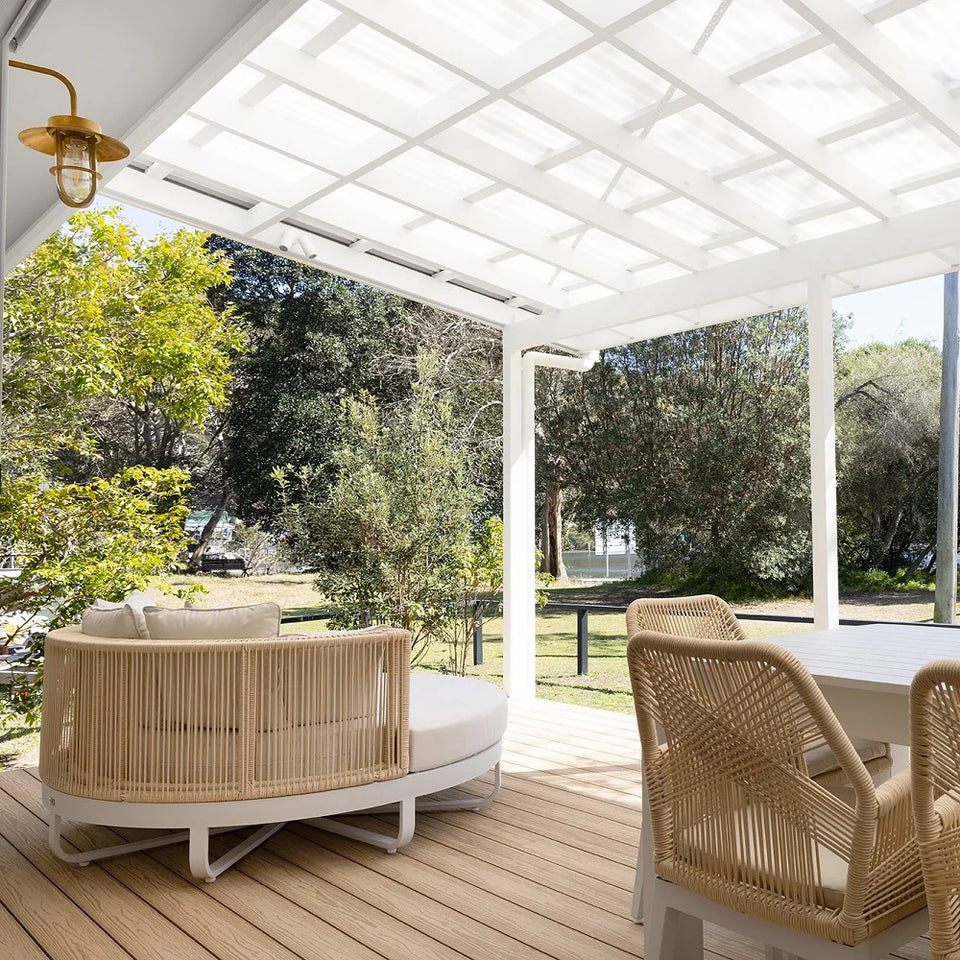 Amalfi Round Aluminium & Rope Daybed