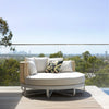 Amalfi Round Aluminium & Rope Daybed
