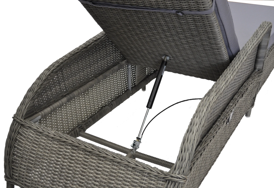 Bulleen Sun Bed  Recliner Outdoor Furniture Up Close View