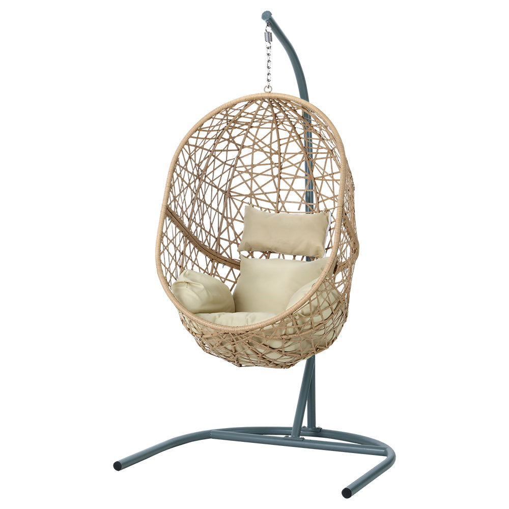 Cocoon Hanging Egg Chair in Cream