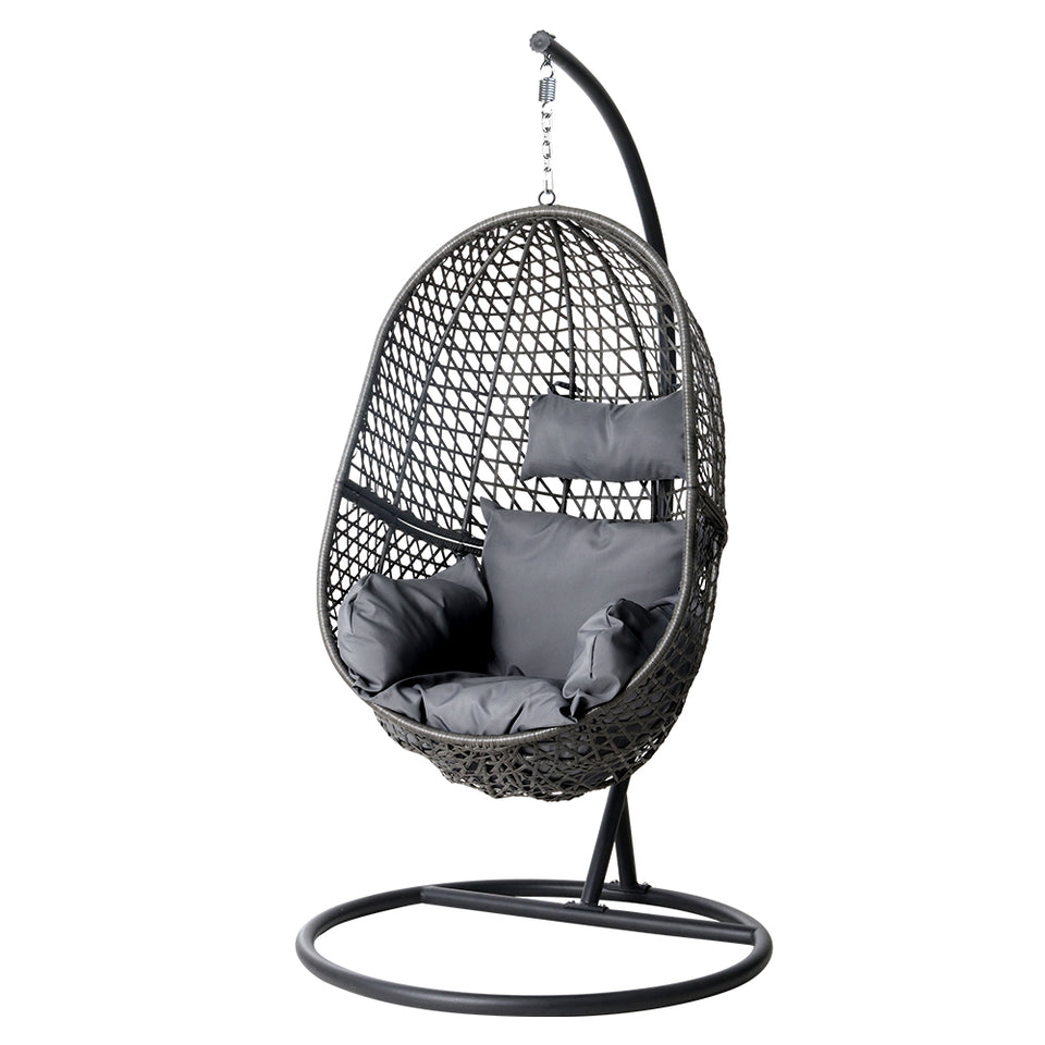 Cocoon Hanging Egg Chair in Slate