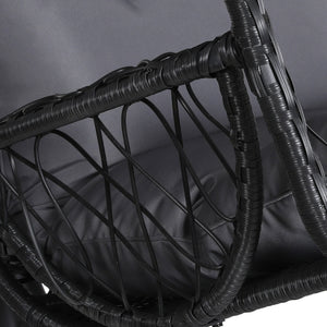 Eleanor Hanging Egg Chair in Black