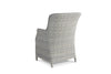 Airlee Outdoor Dining Rattan Wicker Chair in White Grey Back Angle