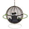 Eclipse Hanging Egg Chair in Oatmeal and Grey