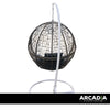 Eclipse Hanging Egg Chair in Oatmeal and Grey