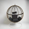 Eclipse Hanging Egg Chair in Oatmeal and Grey