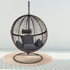 Eclipse Hanging Egg Chair in Brown and Grey