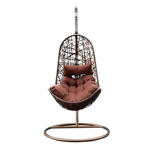 Lunar Hanging Egg Chair (Coffee)