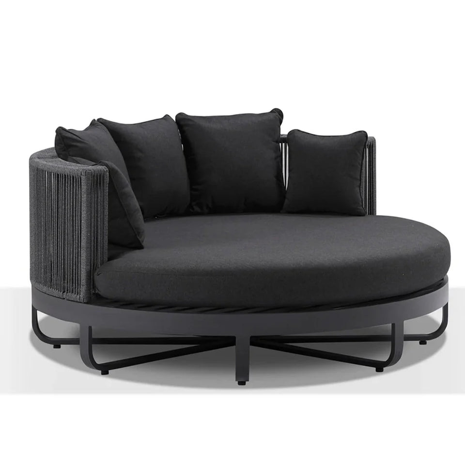 Amalfi Round Aluminium & Rope Daybed
