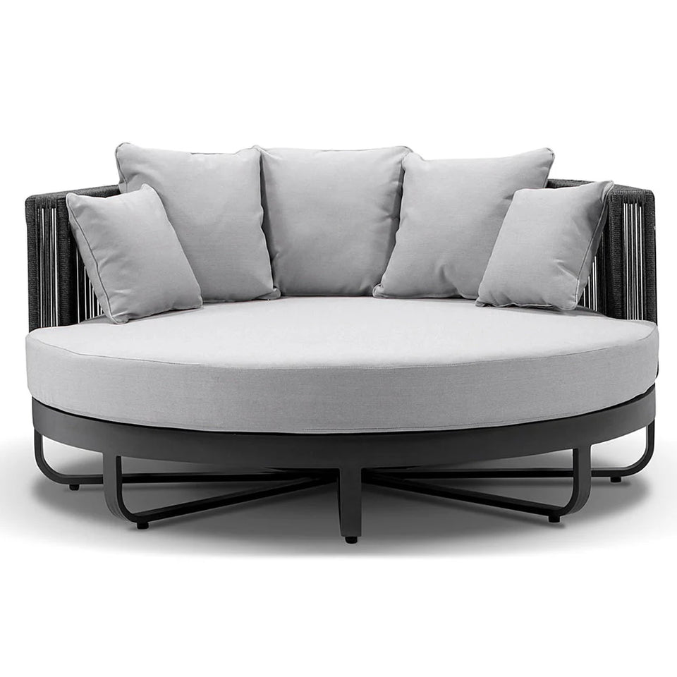 Amalfi Round Aluminium & Rope Daybed