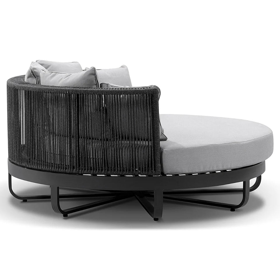 Amalfi Round Aluminium & Rope Daybed
