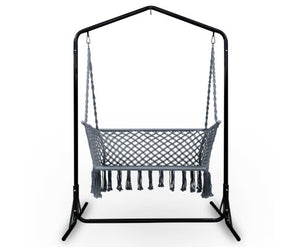 Montgomery Hanging Swing Chair in Grey