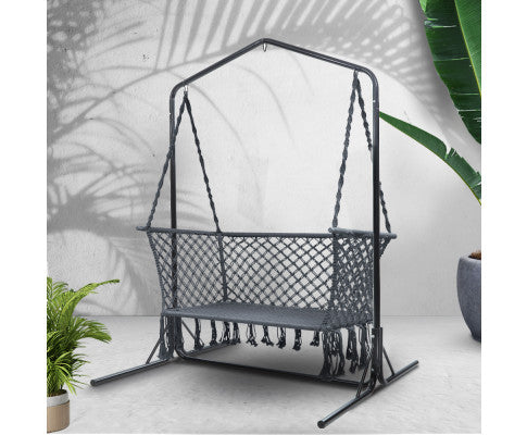 Montgomery Hanging Swing Chair in Grey