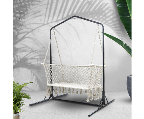 Montgomery Hanging Swing Chair in White